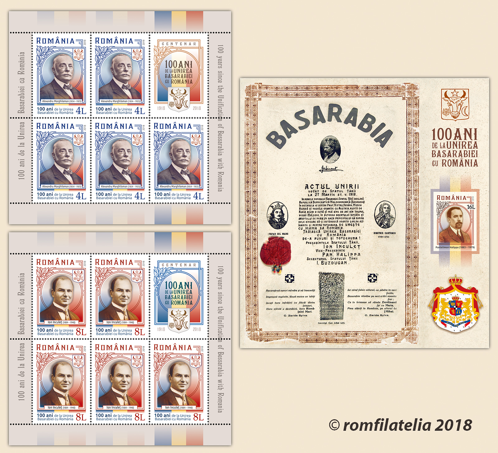 100 ANI DE LA UNIREA BASARABIEI CU ROMÂNIA 1 100 ANI DE LA UNIREA BASARABIEI CU ROMÂNIA