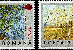 100 de ani de la moartea pictorului Van Gogh - supratipar “paletă”