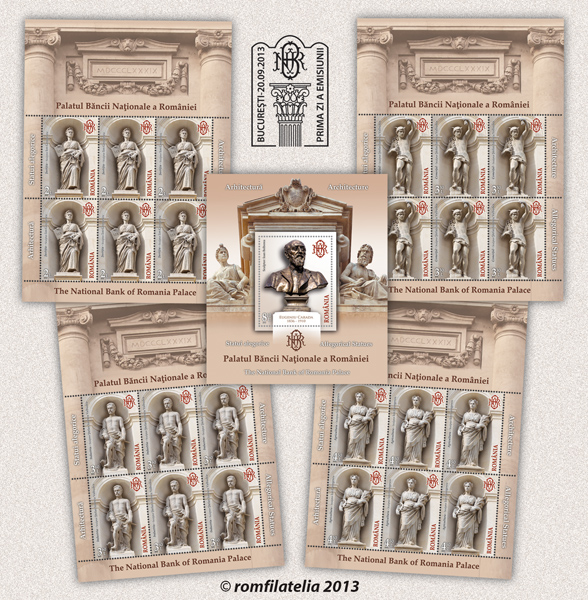 Arhitecturã - Palatul Bãncii Naționale a României (II) - Statui alegorice 1 Arhitecturã - Palatul Bãncii Naționale a României (II) - Statui alegorice