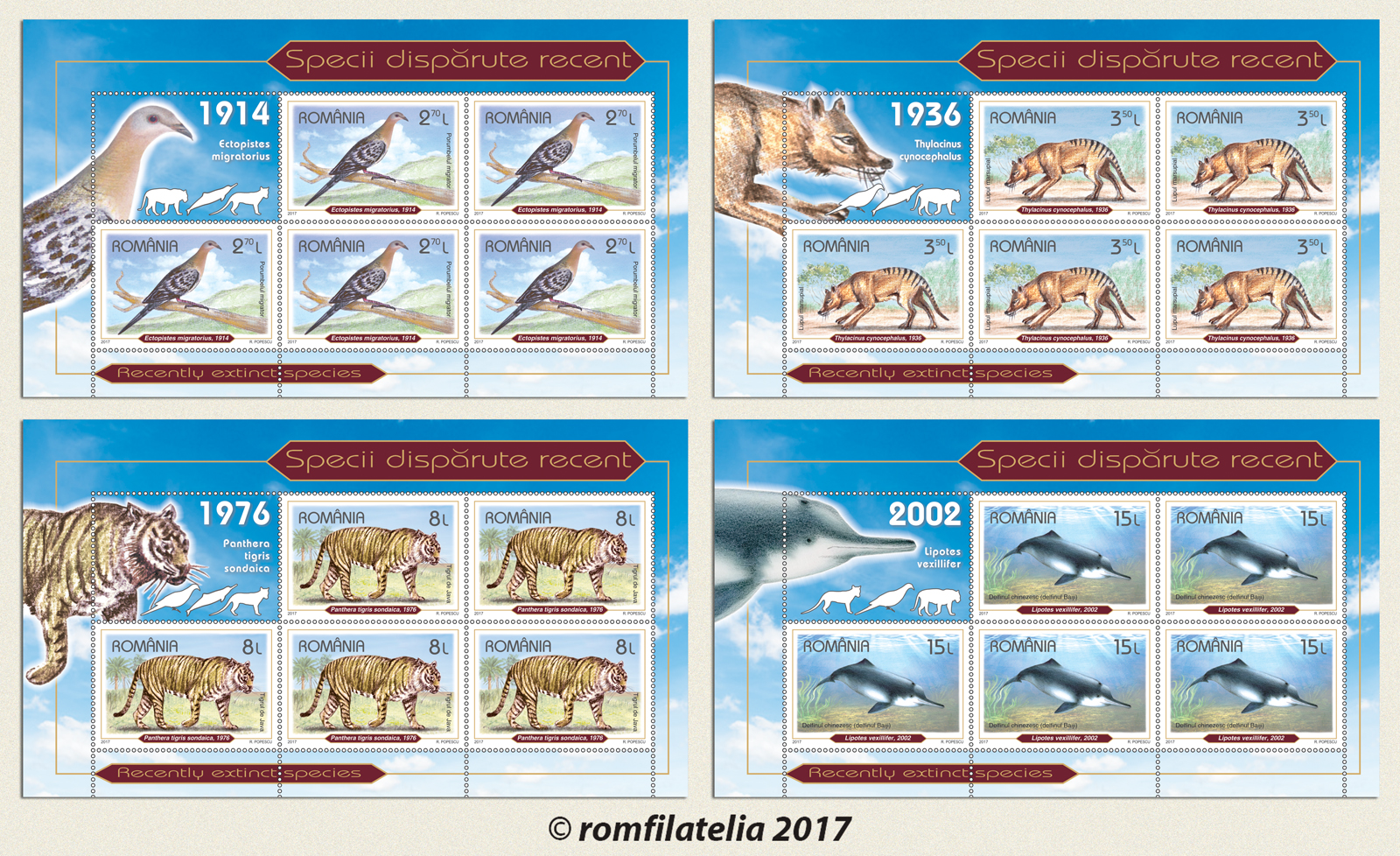 SPECII DISPĂRUTE RECENT 1 SPECII DISPĂRUTE RECENT