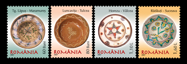 CERAMICÃ ROMÂNEASCÃ - Farfurii țãrãneşti (III) 1 CERAMICÃ ROMÂNEASCÃ - Farfurii țãrãneşti (III)