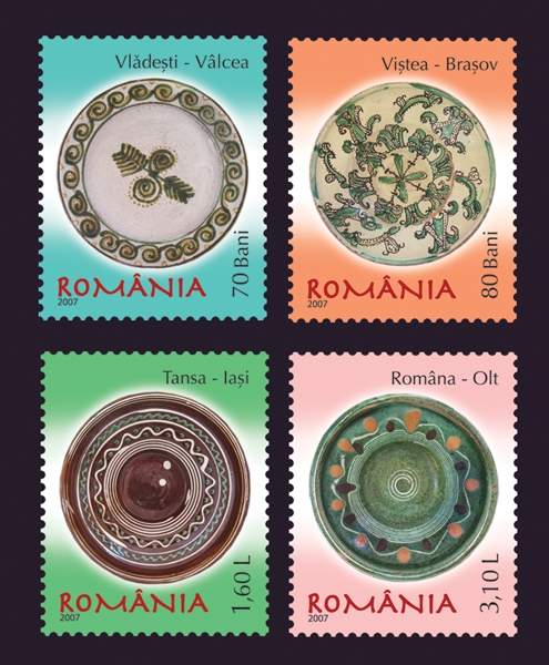 CERAMICÃ ROMÂNEASCÃ - Farfurii țãrãneşti (II) 1 CERAMICÃ ROMÂNEASCÃ - Farfurii țãrãneşti (II)