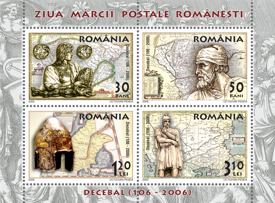 Ziua Mãrcii Poştale Româneşti - Decebal (106 - 2006) 1 Ziua Mãrcii Poştale Româneşti - Decebal (106 - 2006)
