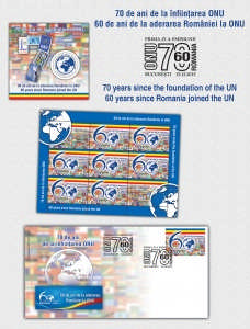 70 de ani de la infiintarea ONU, 60 de ani de la aderarea Romaniei la ONU_70 years since the foundation of the UN, 60 years since Romania joined the UN