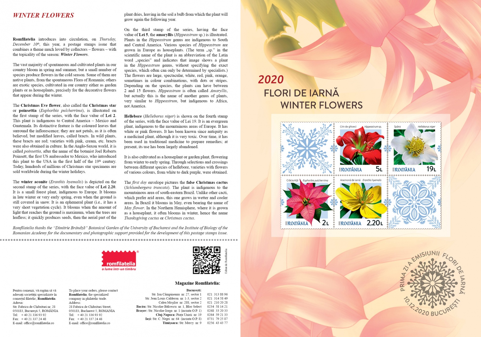 pliant Flori de iarna