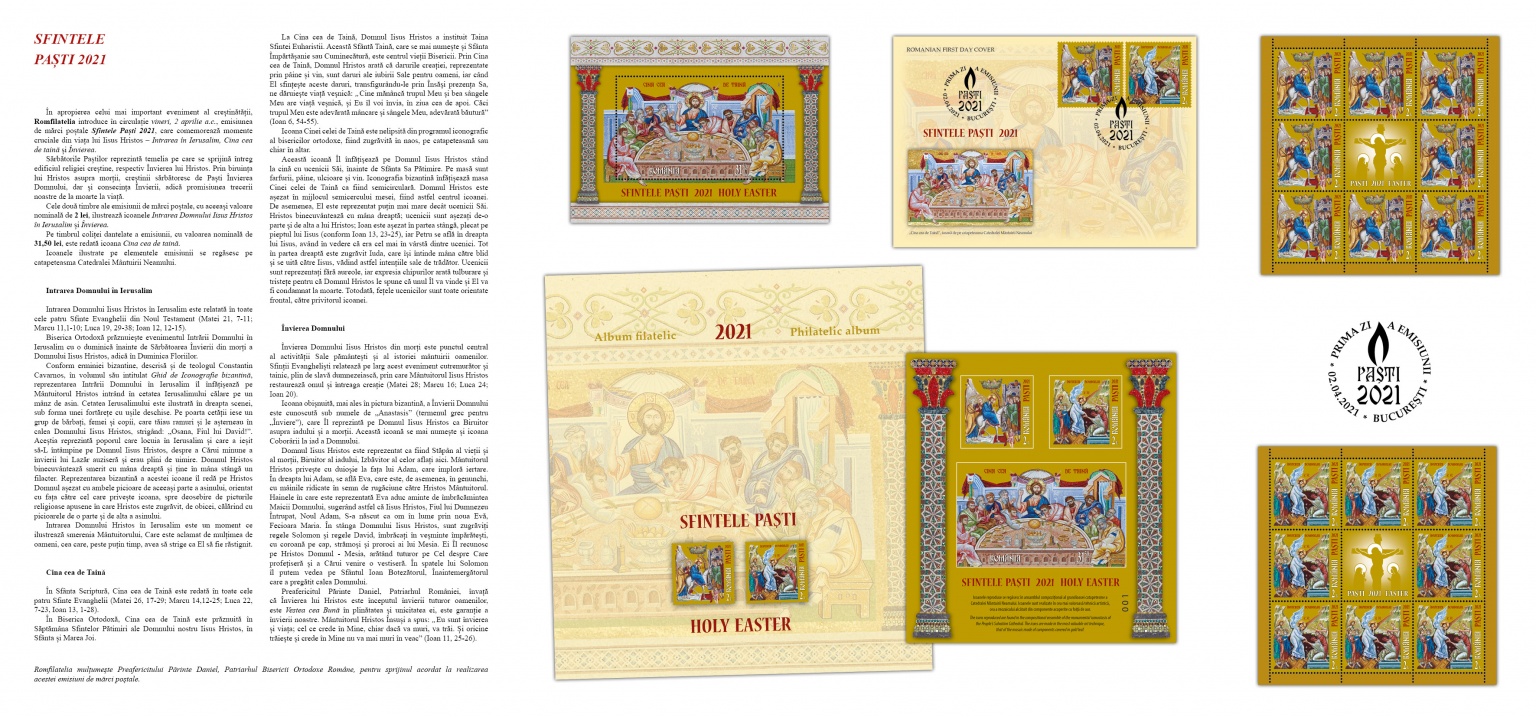 pliant Sfintele Pasti 2021 in 32