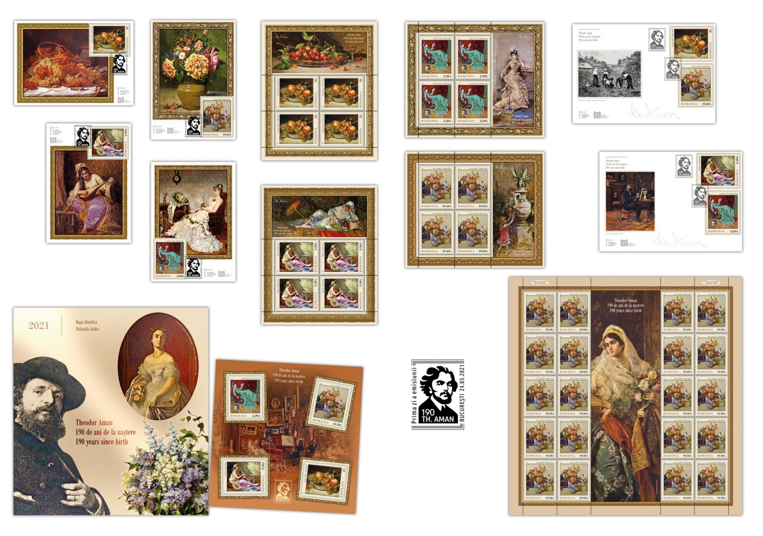 pliant int_Theodor Aman, 190 ani nastere