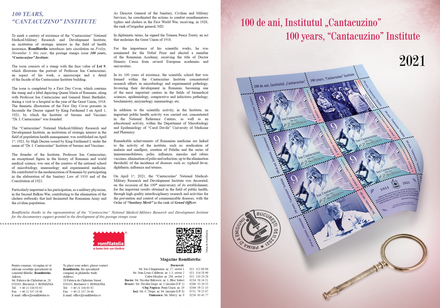 en_Pliant_100 ani Inst. Cantacuzino