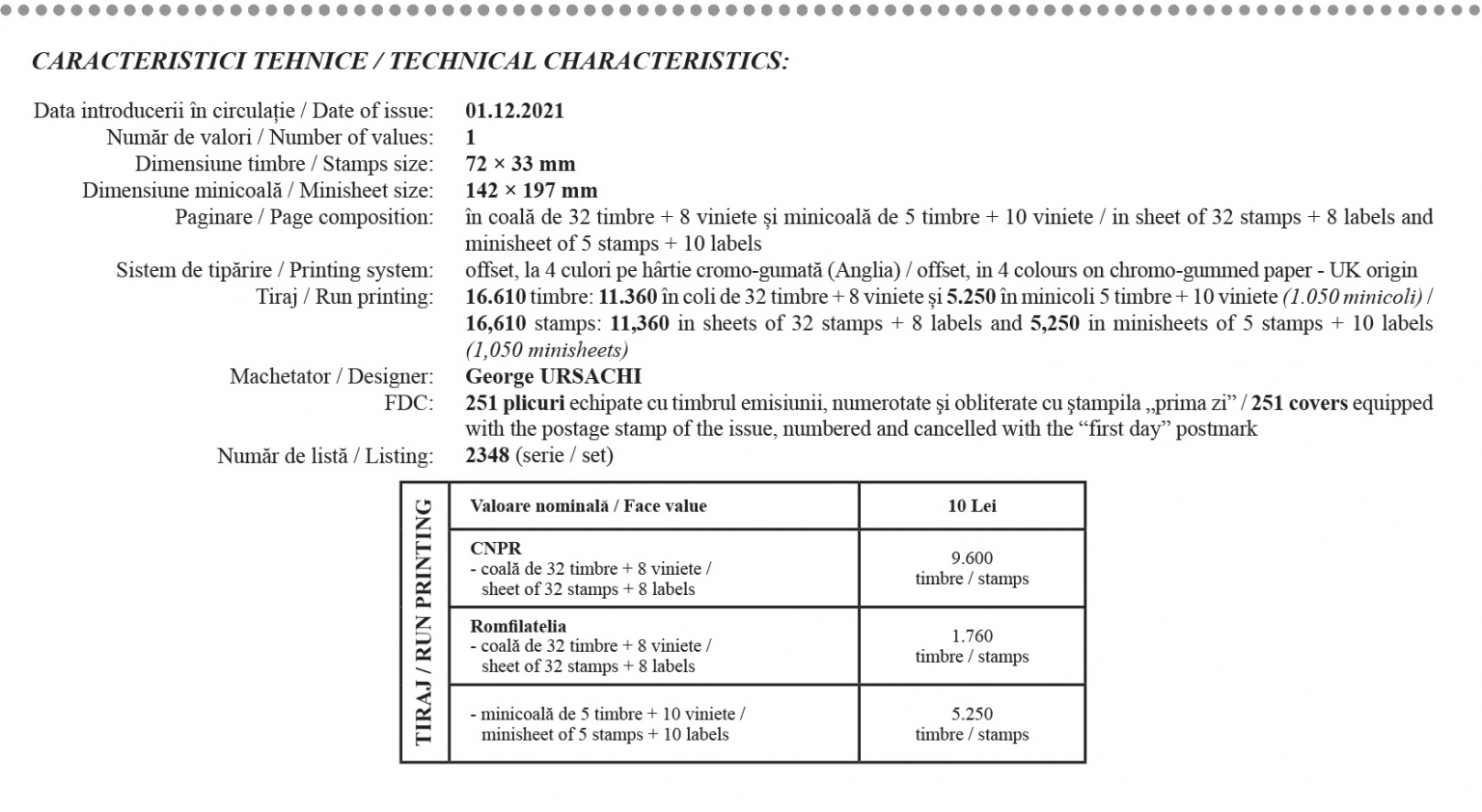 caract_Arcul de Triumf