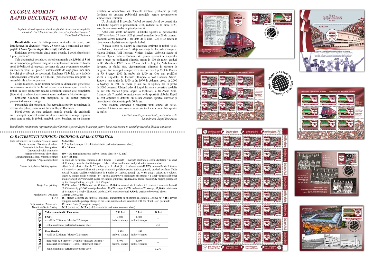 pliant_ CLUBUL SPORTIV RAPID BUC, 100 DE ANI2